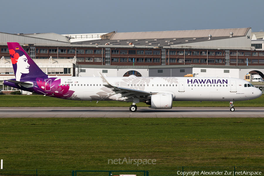 Hawaiian Airlines Airbus A321-271N (D-AYAF) | Photo 193802