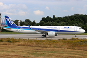 All Nippon Airways - ANA Airbus A321-272N (D-AYAG) at  Hamburg - Finkenwerder, Germany