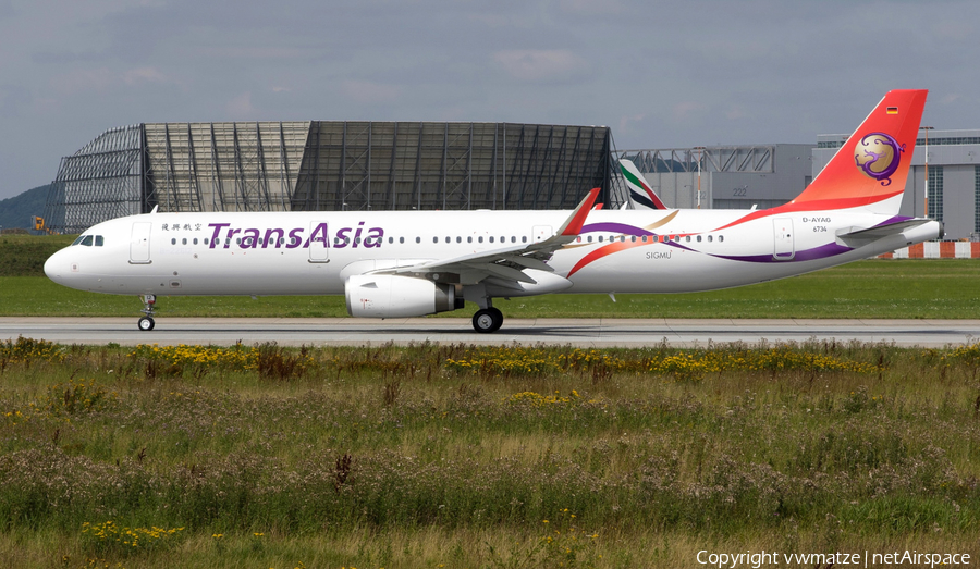 TransAsia Airways Airbus A321-231 (D-AYAG) | Photo 136601