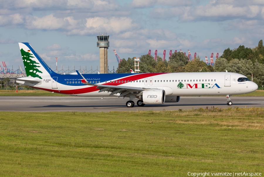 MEA - Middle East Airlines Airbus A321-271NX (D-AYAH) | Photo 395337