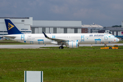 Air Astana Airbus A321-271N (D-AYAJ) at  Hamburg - Finkenwerder, Germany
