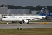 Air Astana Airbus A321-271N (D-AYAJ) at  Hamburg - Finkenwerder, Germany