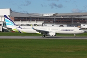 Air Busan Airbus A321-231 (D-AYAJ) at  Hamburg - Finkenwerder, Germany