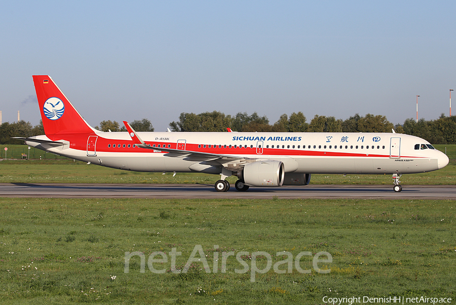 Sichuan Airlines Airbus A321-271NX (D-AYAK) | Photo 473650