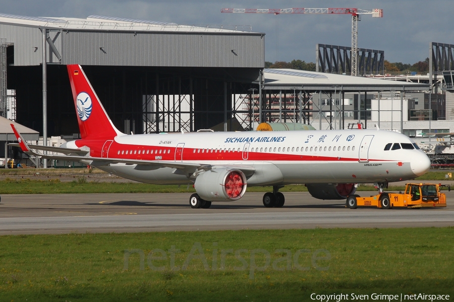 Sichuan Airlines Airbus A321-271NX (D-AYAK) | Photo 529980