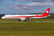 Sichuan Airlines Airbus A321-271NX (D-AYAK) at  Hamburg - Finkenwerder, Germany