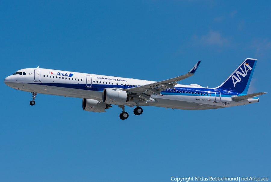 All Nippon Airways Ana Airbus A321 272n D Ayao Photo Netairspace