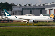 Cathay Pacific Airbus A321-251NX (D-AYAP) at  Hamburg - Finkenwerder, Germany