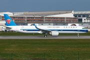 China Southern Airlines Airbus A321-253N (D-AYAQ) at  Hamburg - Finkenwerder, Germany