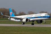 China Southern Airlines Airbus A321-253N (D-AYAQ) at  Hamburg - Finkenwerder, Germany