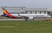 Asiana Airlines Airbus A321-251NX (D-AYAS) at  Hamburg - Finkenwerder, Germany