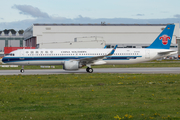 China Southern Airlines Airbus A321-253NX (D-AYAS) at  Hamburg - Finkenwerder, Germany