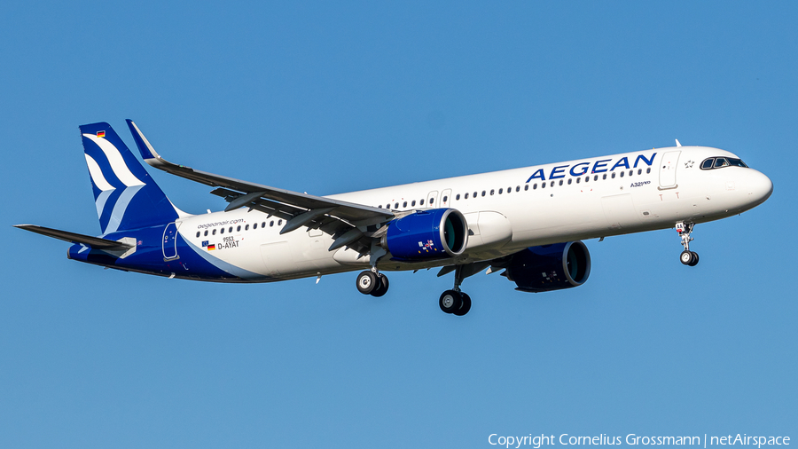 Aegean Airlines Airbus A321-271NX (D-AYAT) | Photo 403269