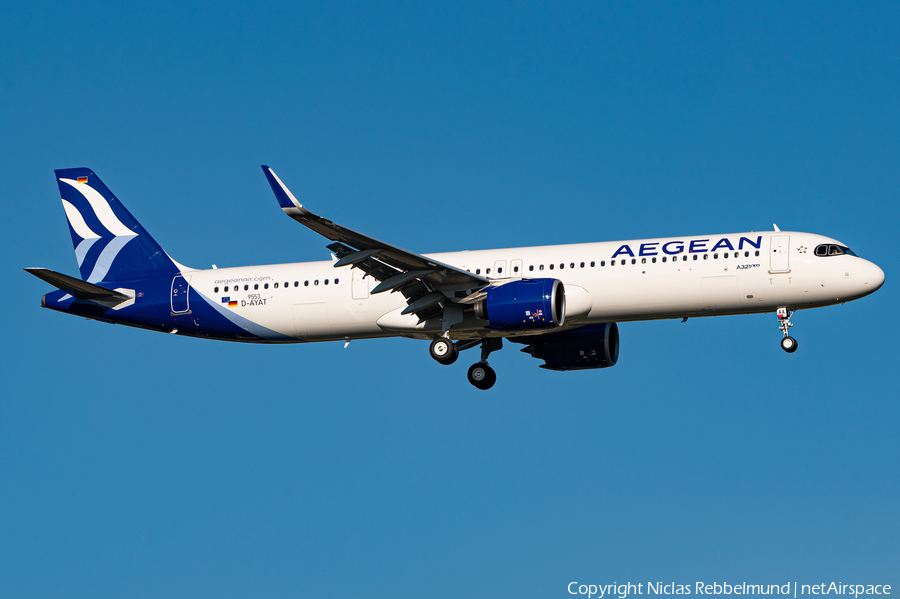 Aegean Airlines Airbus A321-271NX (D-AYAT) | Photo 403274