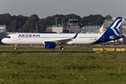 Aegean Airlines Airbus A321-271NX (D-AYAT) at  Hamburg - Finkenwerder, Germany