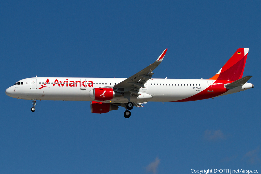 Avianca Airbus A321-211 (D-AYAV) | Photo 513310