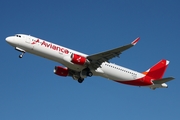 Avianca Airbus A321-211 (D-AYAV) at  Hamburg - Finkenwerder, Germany