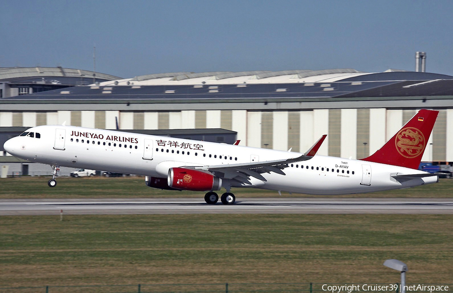 Juneyao Airlines Airbus A321-231 (D-AYAV) | Photo 205767