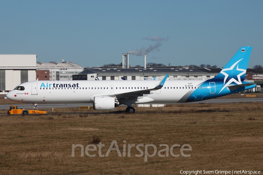 Air Transat Airbus A321-271NX (D-AYAX) | Photo 435012