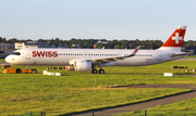 Swiss International Airlines Airbus A321-271NX (D-AYAX) at  Hamburg - Finkenwerder, Germany