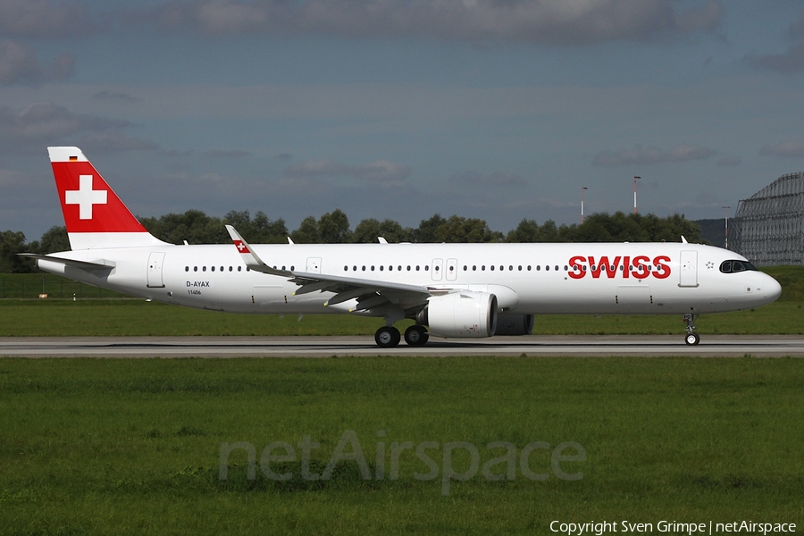 Swiss International Airlines Airbus A321-271NX (D-AYAX) | Photo 584870