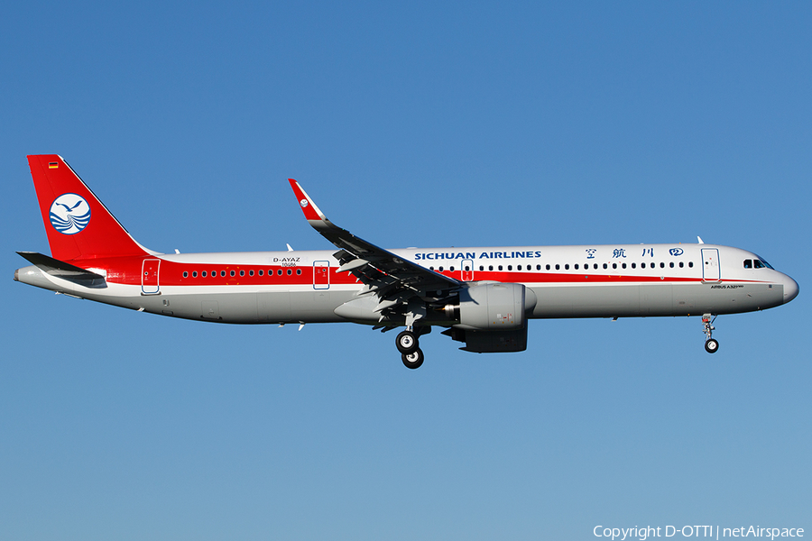 Sichuan Airlines Airbus A321-271NX (D-AYAZ) | Photo 484903