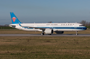 China Southern Airlines Airbus A321-253NX (D-AZAA) at  Hamburg - Finkenwerder, Germany