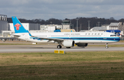 China Southern Airlines Airbus A321-253NX (D-AZAA) at  Hamburg - Finkenwerder, Germany