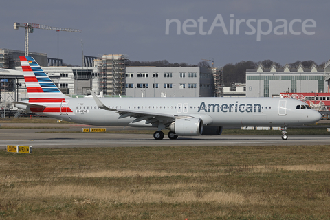 American Airlines Airbus A321-253NY (D-AZAB) at  Hamburg - Finkenwerder, Germany