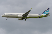 Air Busan Airbus A321-251NX (D-AZAC) at  Rostock-Laage, Germany