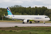 Air Busan Airbus A321-251NX (D-AZAC) at  Hamburg - Finkenwerder, Germany