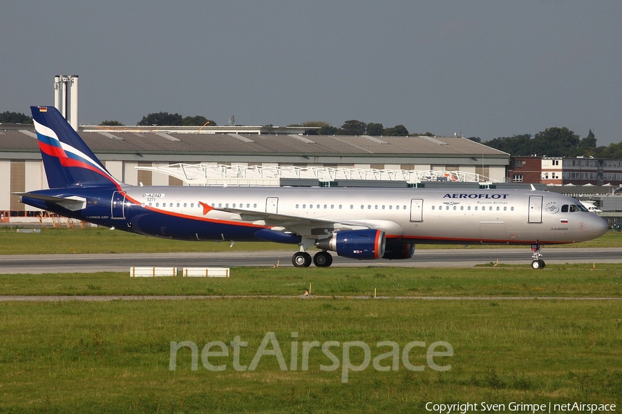 Aeroflot - Russian Airlines Airbus A321-211 (D-AZAD) | Photo 11827