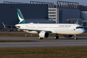 Cathay Pacific Airbus A321-251NX (D-AZAD) at  Hamburg - Finkenwerder, Germany