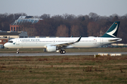 Cathay Pacific Airbus A321-251NX (D-AZAD) at  Hamburg - Finkenwerder, Germany