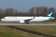 Cathay Pacific Airbus A321-251NX (D-AZAD) at  Hamburg - Finkenwerder, Germany