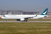 Cathay Pacific Airbus A321-251NX (D-AZAD) at  Hamburg - Finkenwerder, Germany