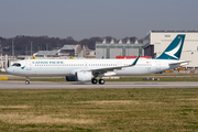 Cathay Pacific Airbus A321-251NX (D-AZAD) at  Hamburg - Finkenwerder, Germany