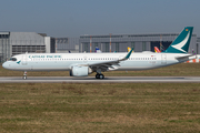 Cathay Pacific Airbus A321-251NX (D-AZAD) at  Hamburg - Finkenwerder, Germany