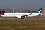 Cathay Pacific Airbus A321-251NX (D-AZAD) at  Hamburg - Finkenwerder, Germany