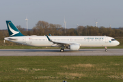 Cathay Pacific Airbus A321-251NX (D-AZAD) at  Hamburg - Finkenwerder, Germany