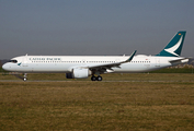 Cathay Pacific Airbus A321-251NX (D-AZAD) at  Hamburg - Finkenwerder, Germany