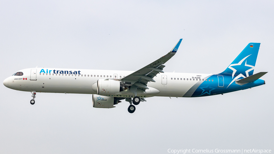 Air Transat Airbus A321-271NX (D-AZAE) | Photo 453497