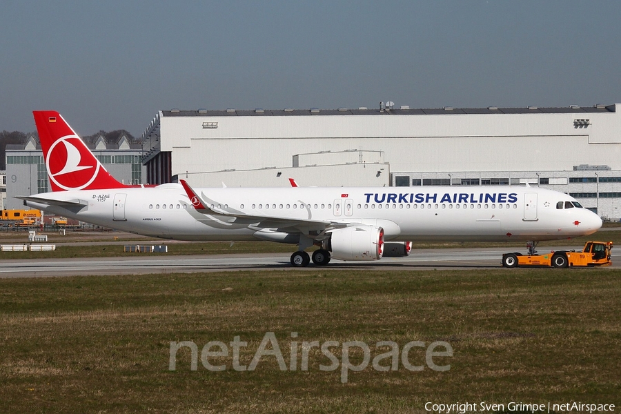 Turkish Airlines Airbus A321-271NX (D-AZAE) | Photo 380260