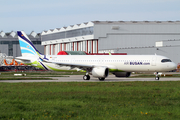 Air Busan Airbus A321-251NX (D-AZAF) at  Hamburg - Finkenwerder, Germany