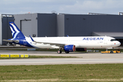 Aegean Airlines Airbus A321-271NX (D-AZAG) at  Hamburg - Finkenwerder, Germany