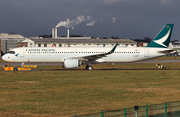 Cathay Pacific Airbus A321-251NX (D-AZAG) at  Hamburg - Finkenwerder, Germany