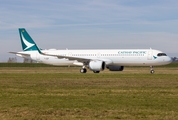 Cathay Pacific Airbus A321-251NX (D-AZAG) at  Hamburg - Finkenwerder, Germany