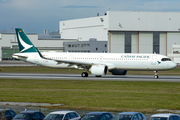 Cathay Pacific Airbus A321-251NX (D-AZAG) at  Hamburg - Finkenwerder, Germany