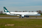 Cathay Pacific Airbus A321-251NX (D-AZAG) at  Hamburg - Finkenwerder, Germany