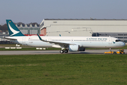 Cathay Pacific Airbus A321-251NX (D-AZAG) at  Hamburg - Finkenwerder, Germany